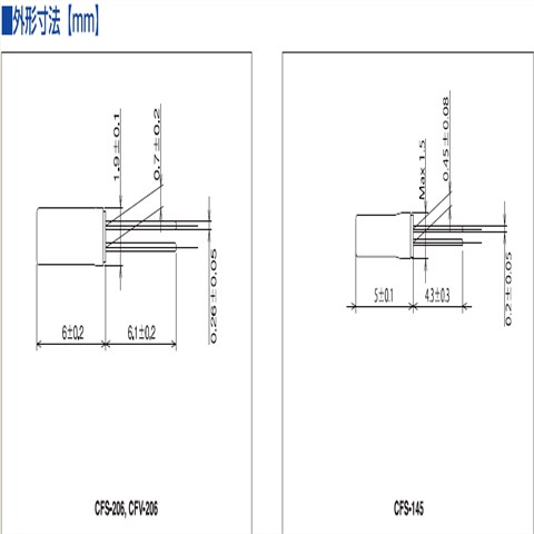 西铁城晶振,32.768K表晶,CFS-206晶振,CFS-20632768DZBB晶振