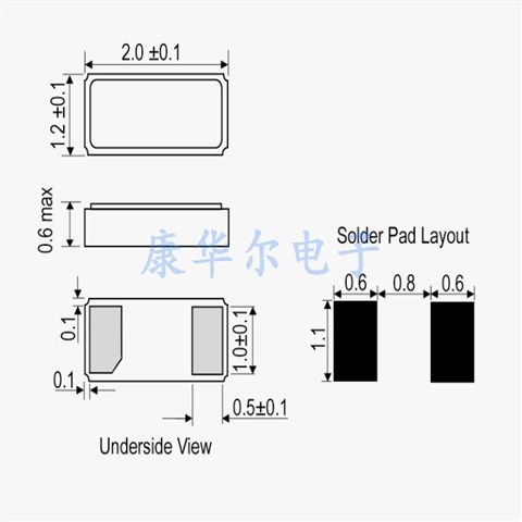 LFXTAL059461REEL,进口晶振,7pF,欧美IQD晶振