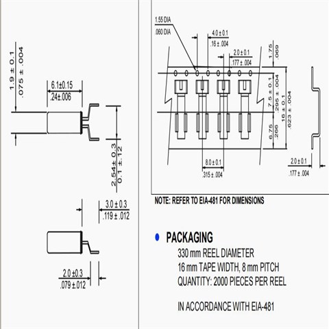 R26-32.768-6-SMD-TR,Raltron进口晶振,无源晶振,进口晶振