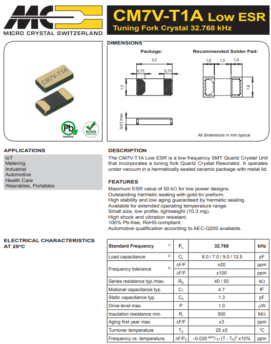 CM7V-T1AlowESR