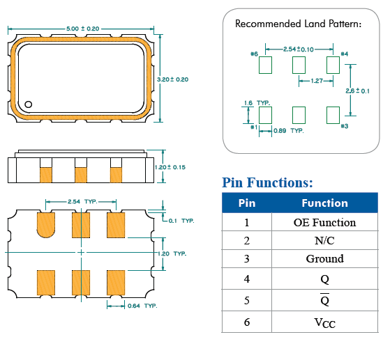 HX503 2.5V_3.3V 5.0_3.2 LVDS