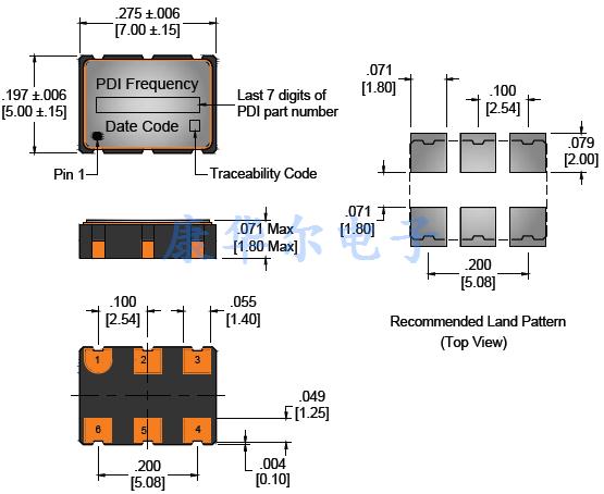 PE7 7050 LVPECL