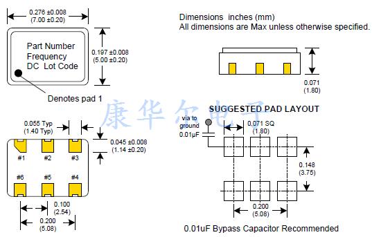 CCLD-023 7050 XO OSC LVDS 2.5V