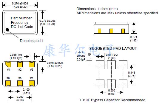 CCLD-024 7050 XO OSC LVDS 2.5V