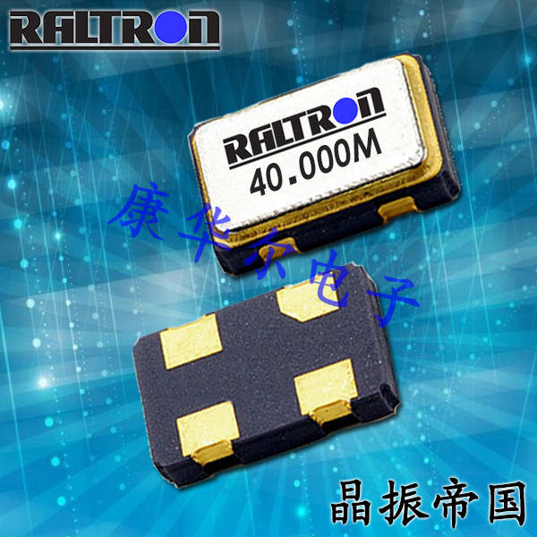 Raltron石英振荡器,CO46航空航天晶振,CO4605-100.000-EXT-T-TR