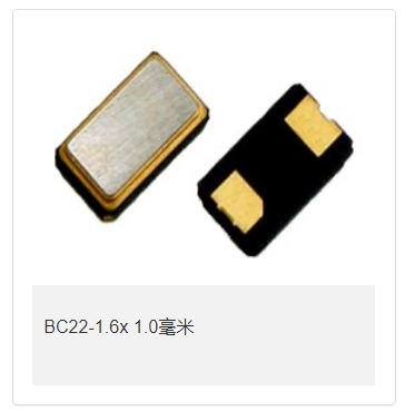 BC22系列晶体,BC22CCI112.5-32.768K,Bomar实时时钟晶振,1610mm