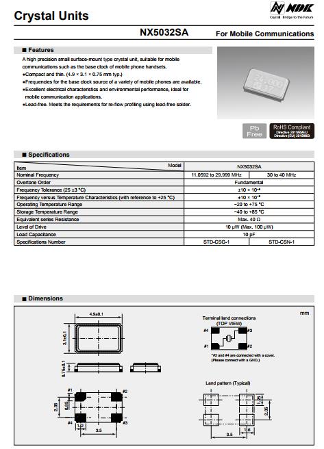 NX5032SA